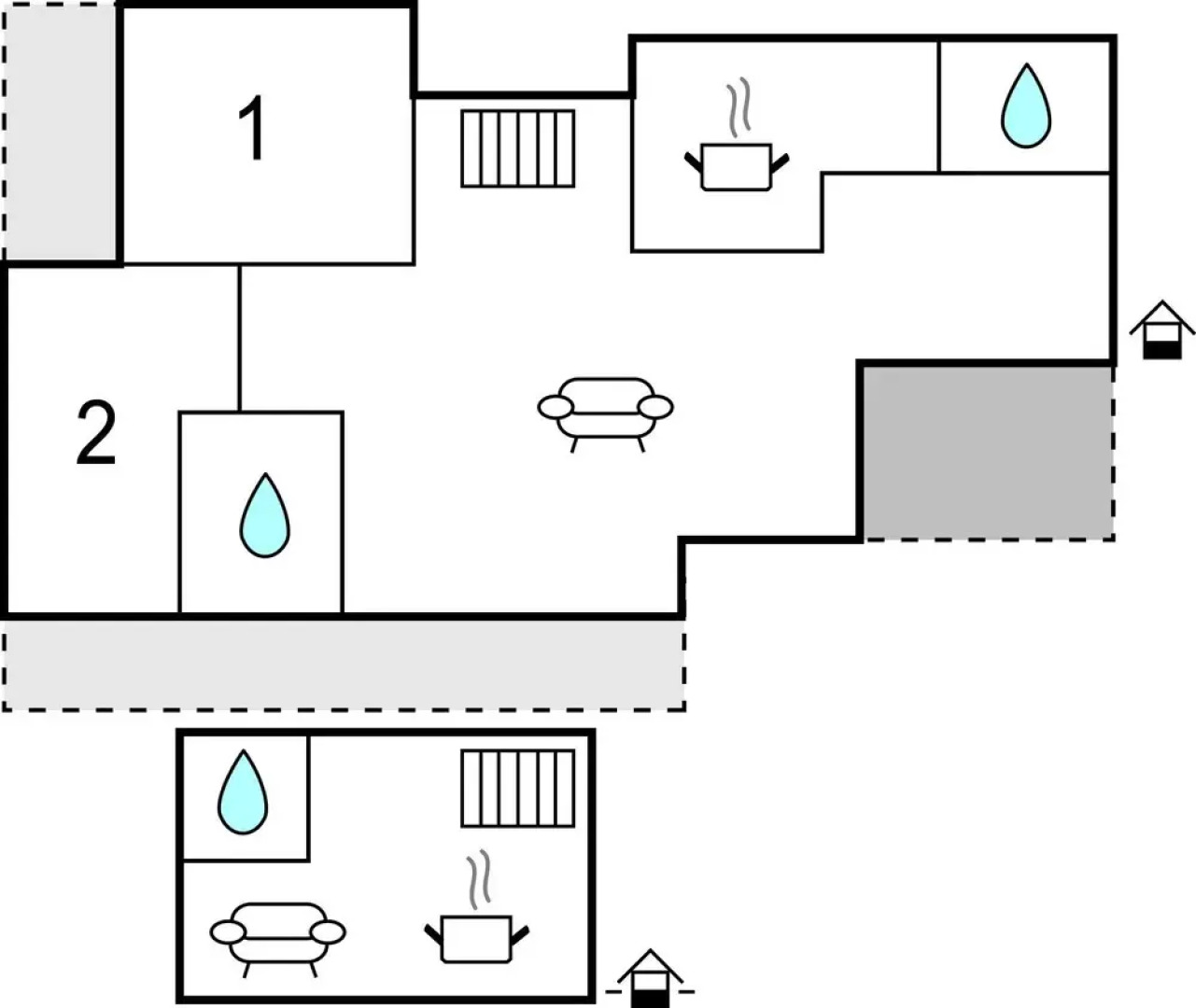 Awesome Home in Nocera Umbra With Outdoor Swimming Pool, Wifi and 2 Bedrooms