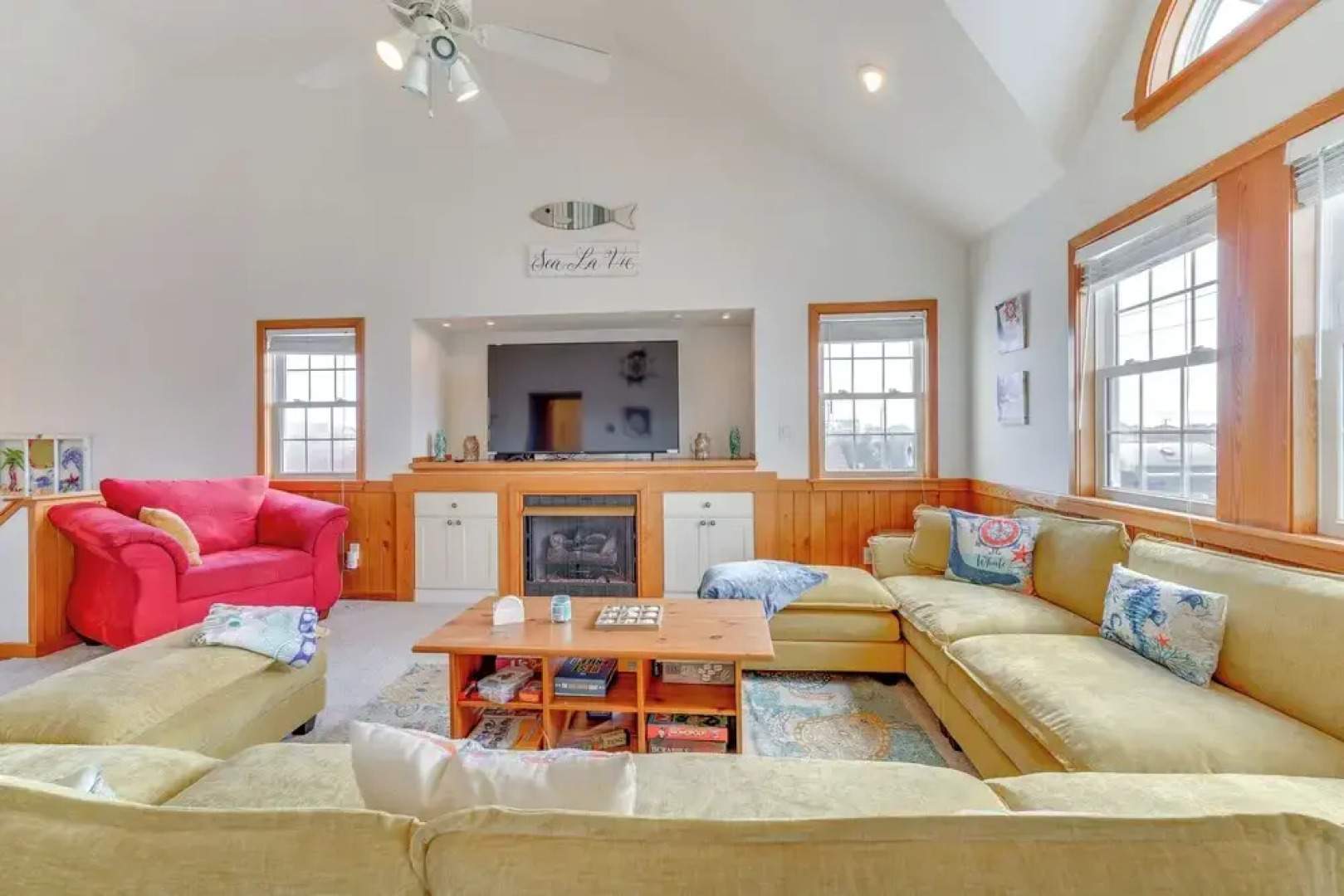 Walk to Pier: Spacious Coastal Home!