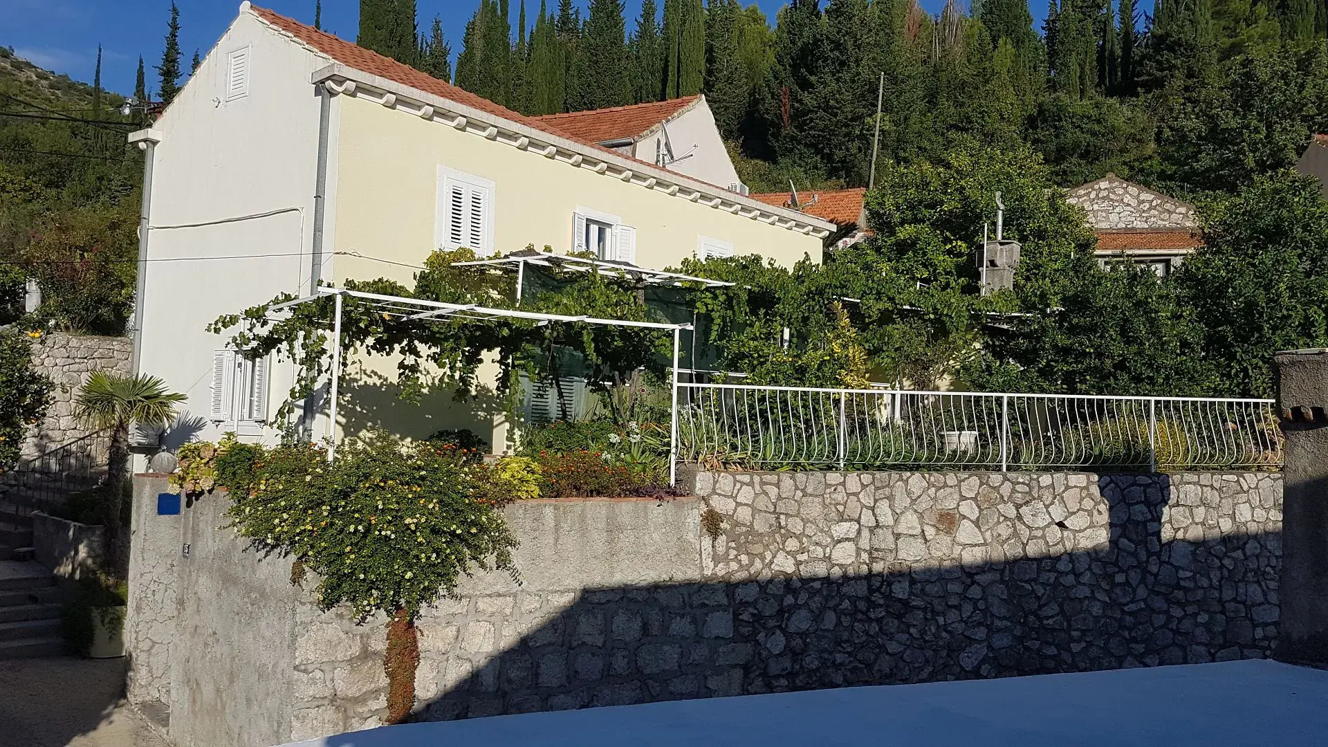 Holiday house Villa Marija - terrace Trsteno, Riviera Dubrovnik