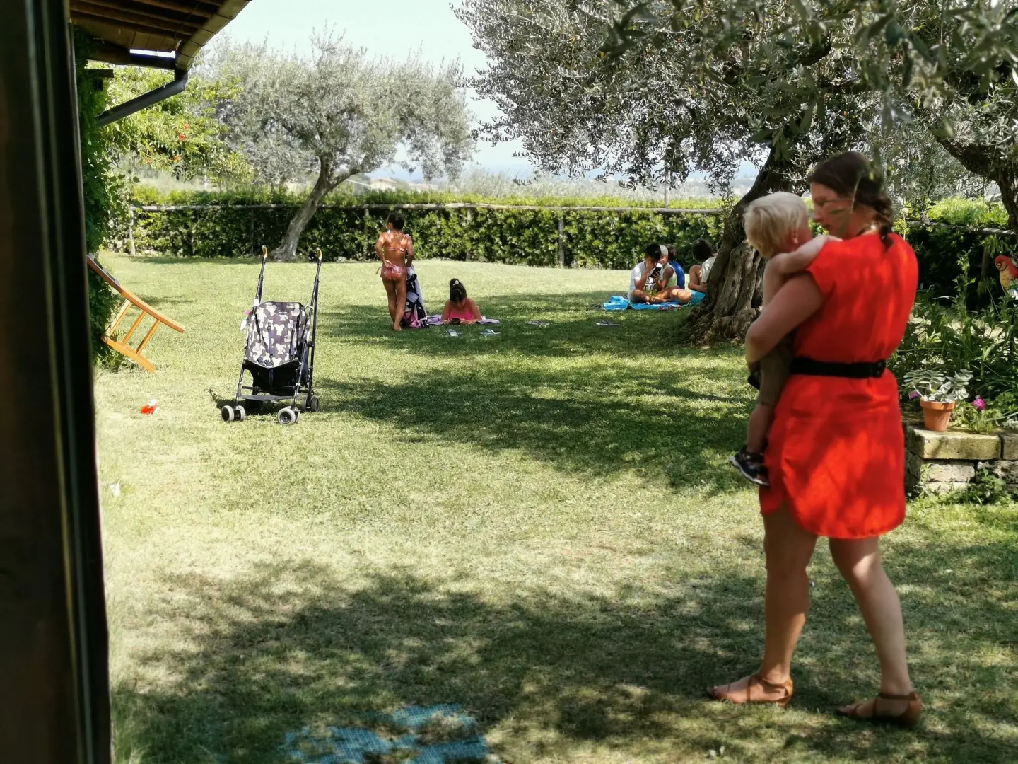 Beautiful tent lodge in Massignano with private terrace