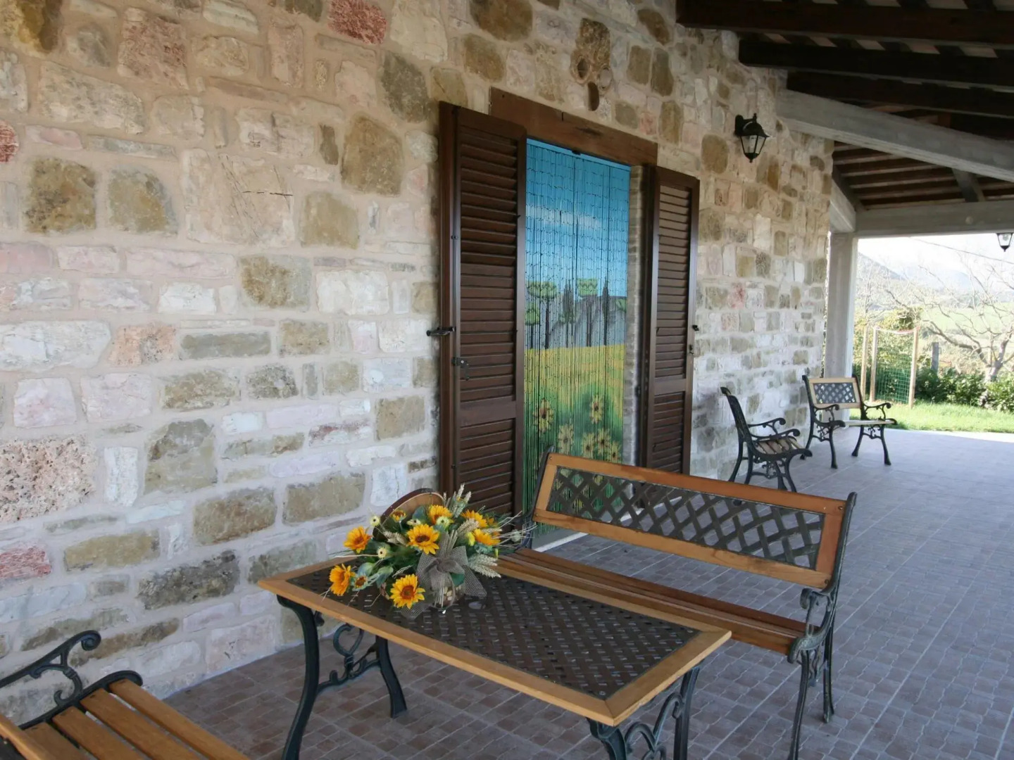 Scenic holiday home in Cagli with roofed terrace and bbq