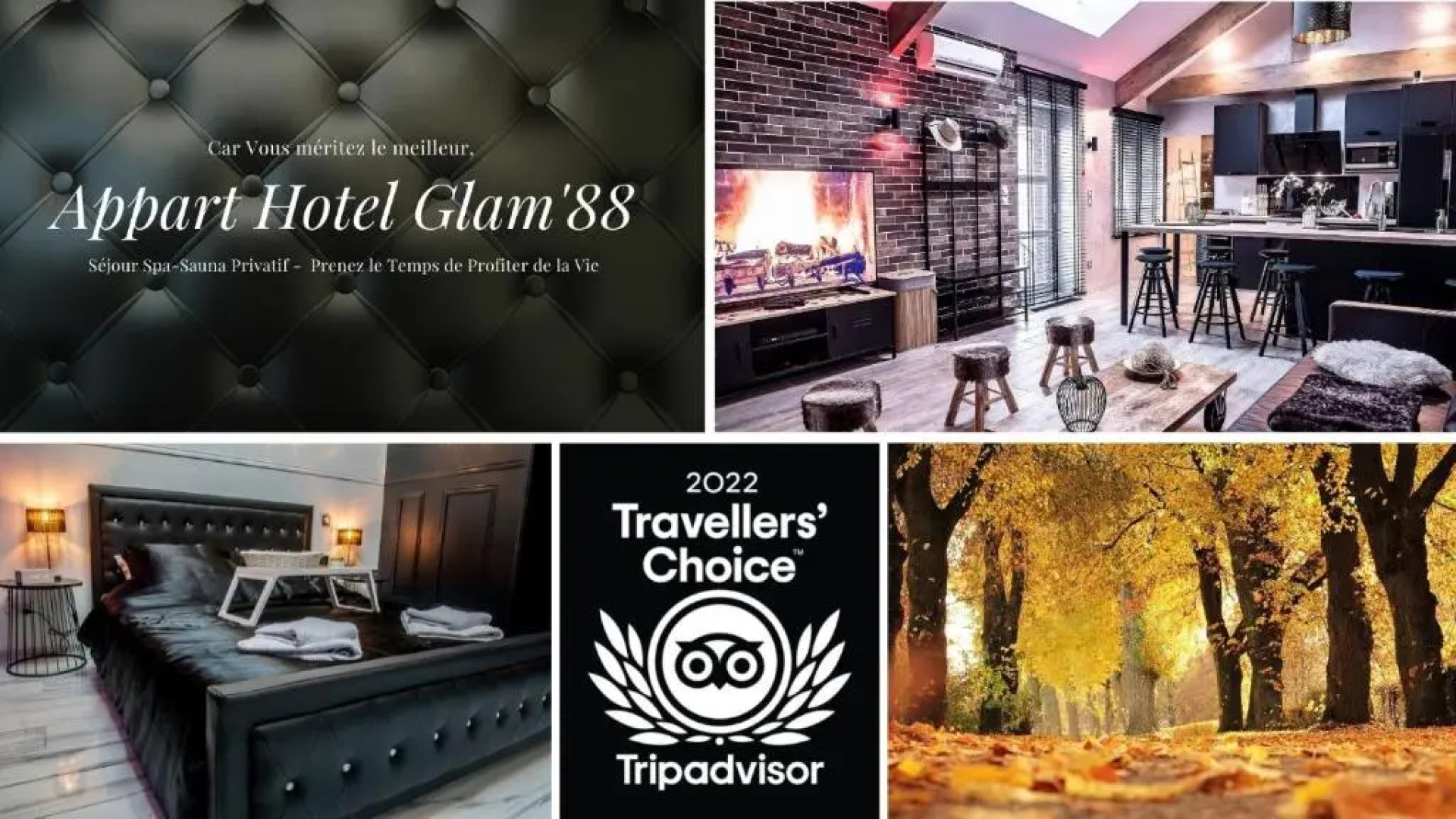 Appart Hotel GLAM88 Suites Avec SPA et Sauna Privatif