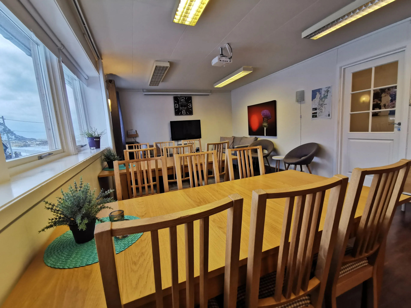 Midnattsol rom og hytter