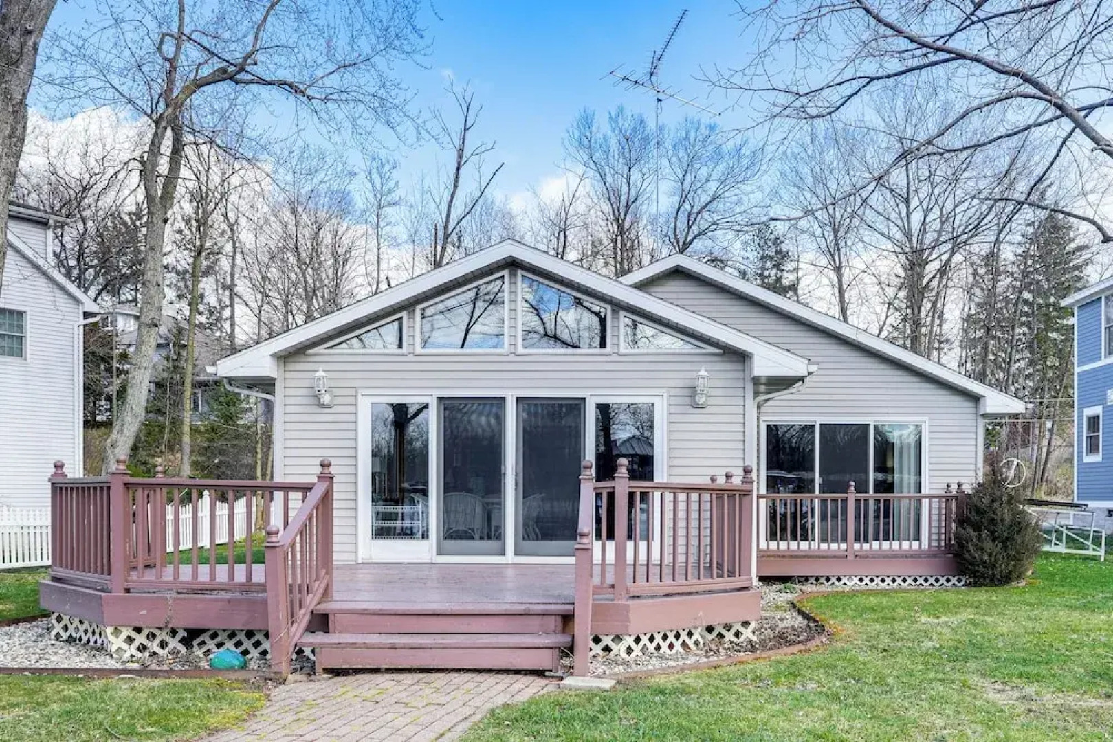 House on Paw Paw Lake w/ Private Dock!