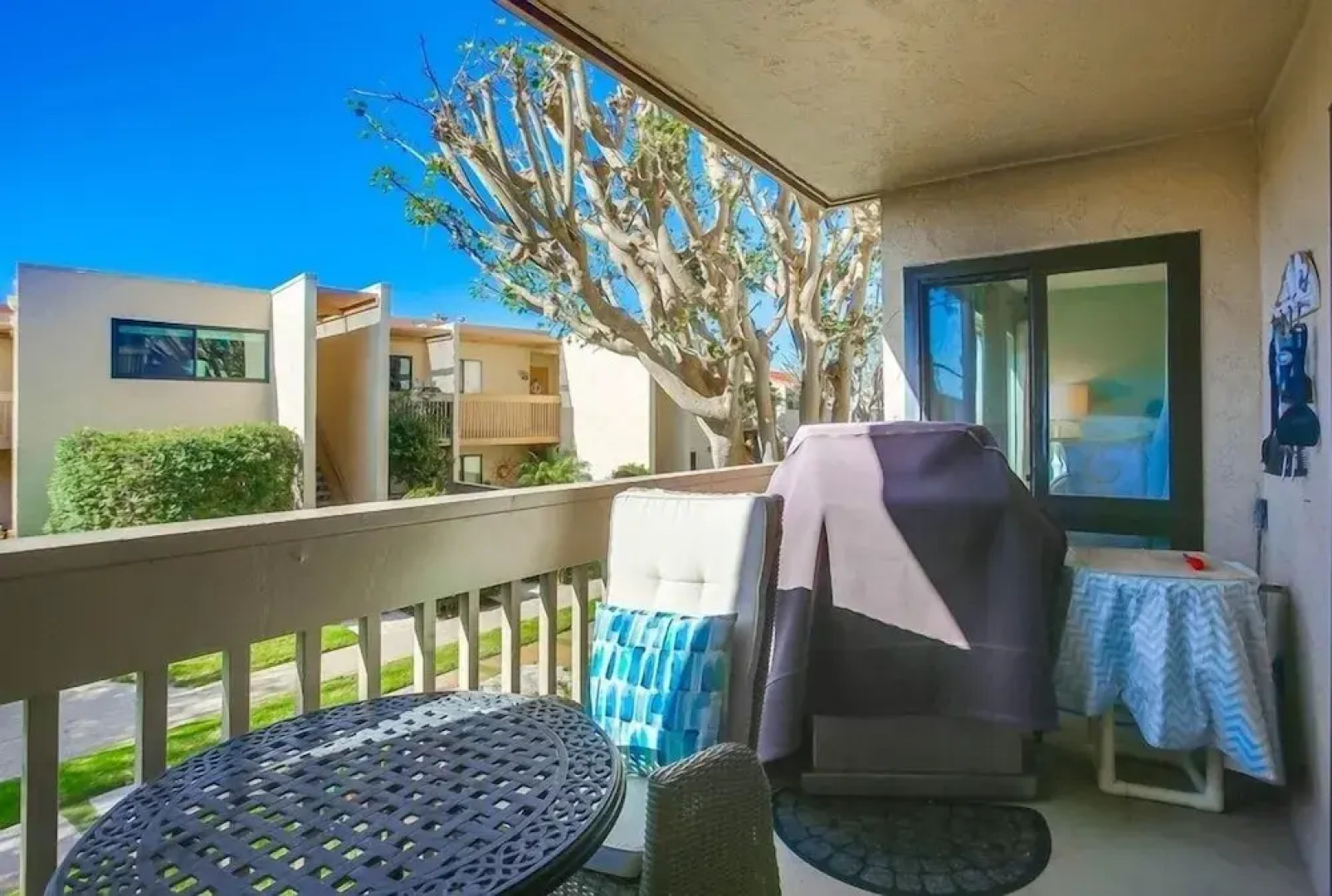 Coastal Chic Furnishings Condo Steps to Beach SBTC 128 by RedAwning