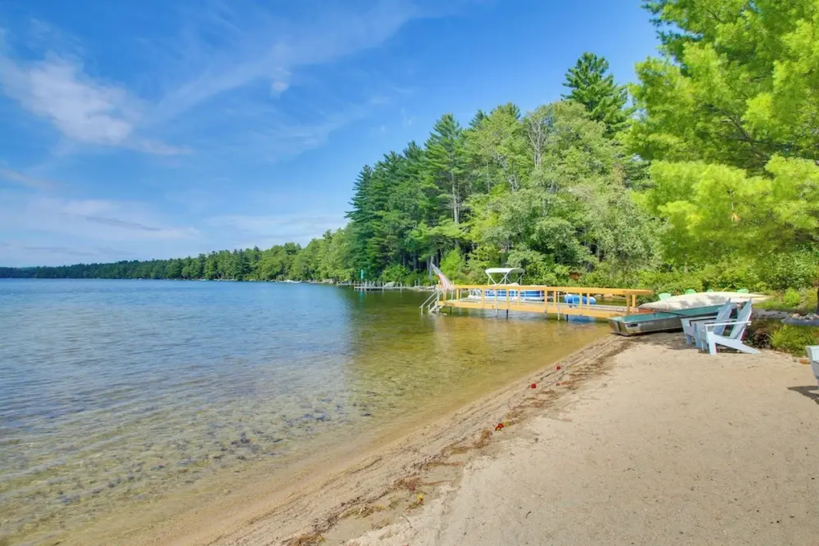 'the Acres' Panther Pond Cabin w/ Beach & Dock!