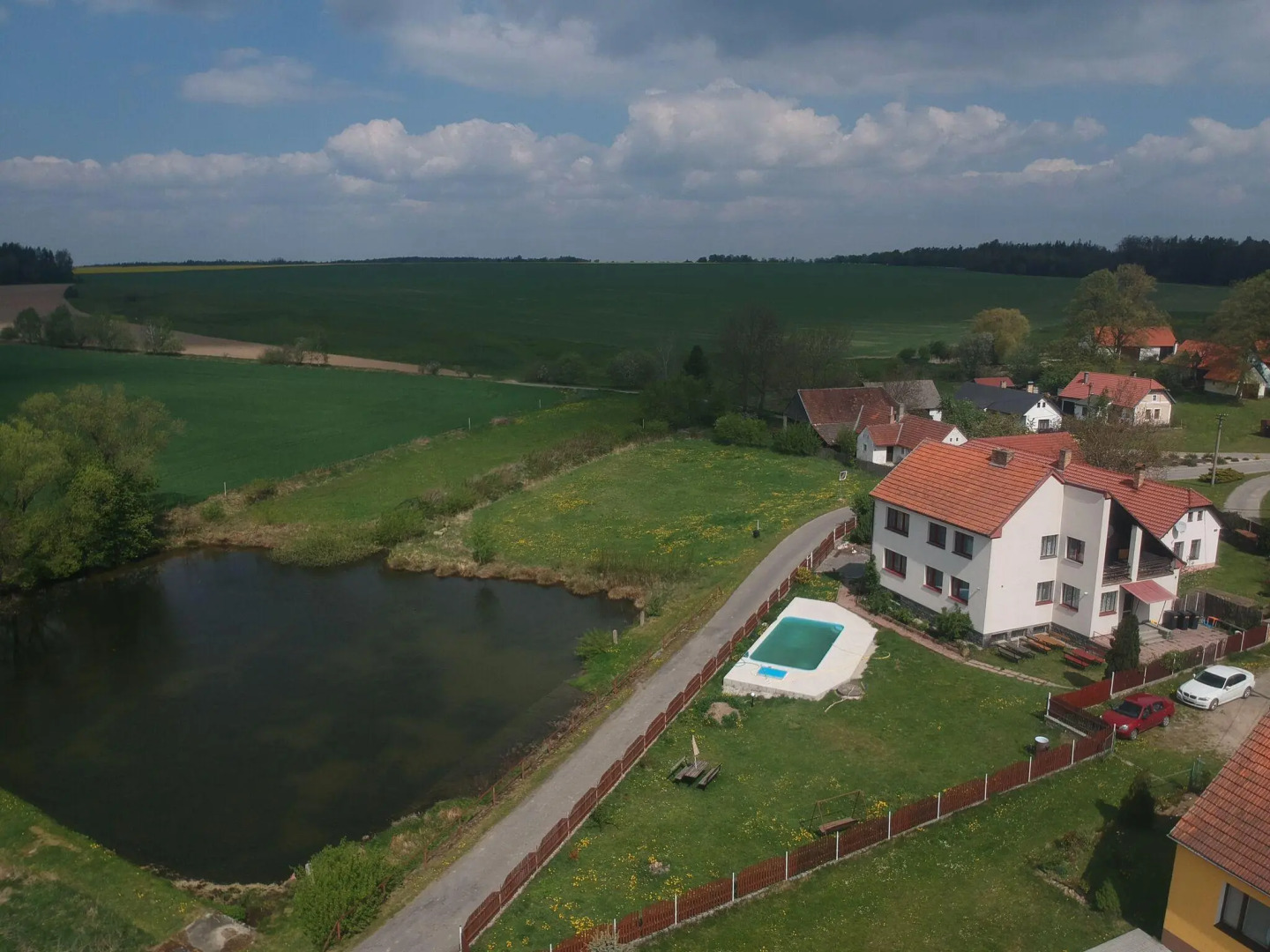 Spacious holiday home with 7 bedrooms and pool in South Bohemia