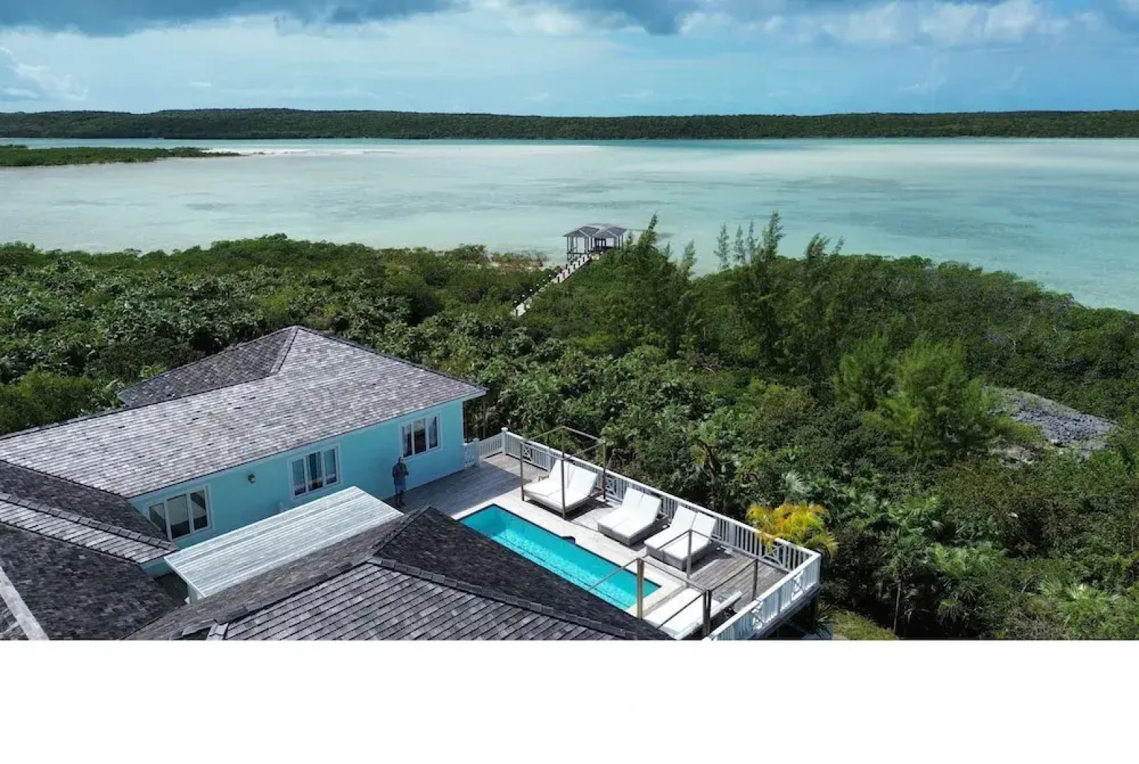 Turtle Pointe - Lux New Windermere Home W/pool, Boat Dock, Beach 3 Bedroom Home