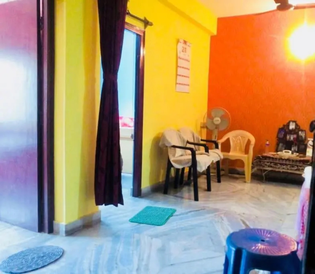 Fully furnished 2bhk apartment opposite Dakshineshwer Kali temple kolkata