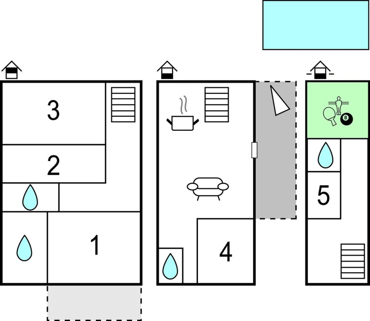 Awesome Home in Rastane Donje With 5 Bedrooms, Wifi and Outdoor Swimming Pool