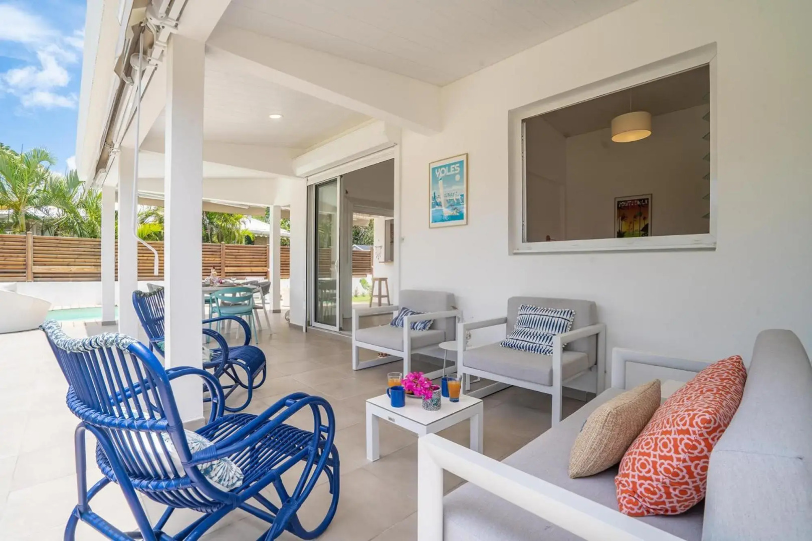 Villa Bel'Amandier : 3ch, bac à punch à 2min à pied de la plage