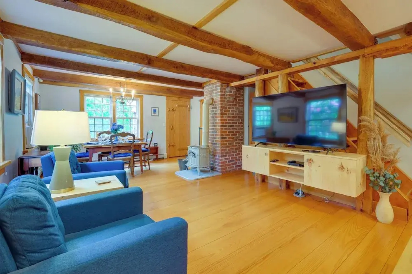 Yard & Fire Pit: Unique Cape Cod Home in Brewster