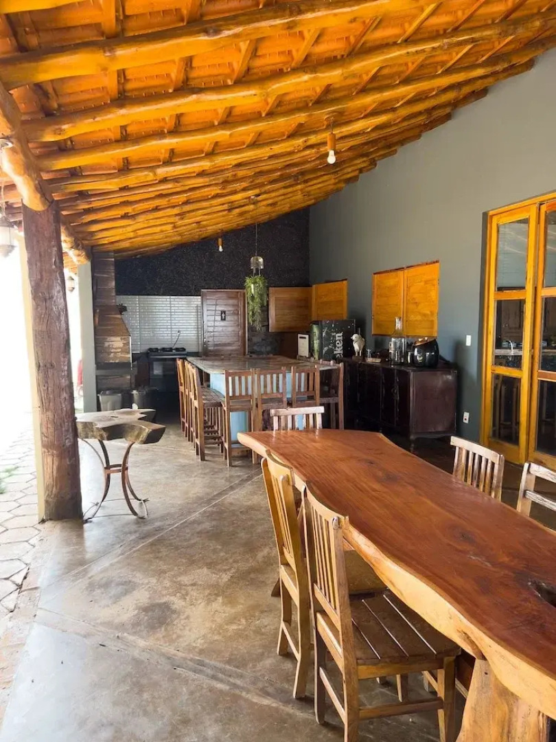 Chal com Vista e Acesso ao Rio Grande - MG