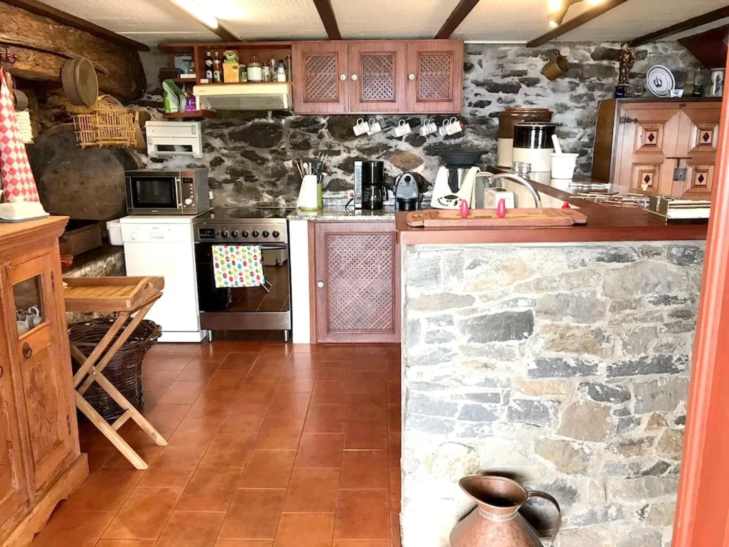 House With 2 Bedrooms in Fajã da Ovelha, With Wonderful sea View, Terr