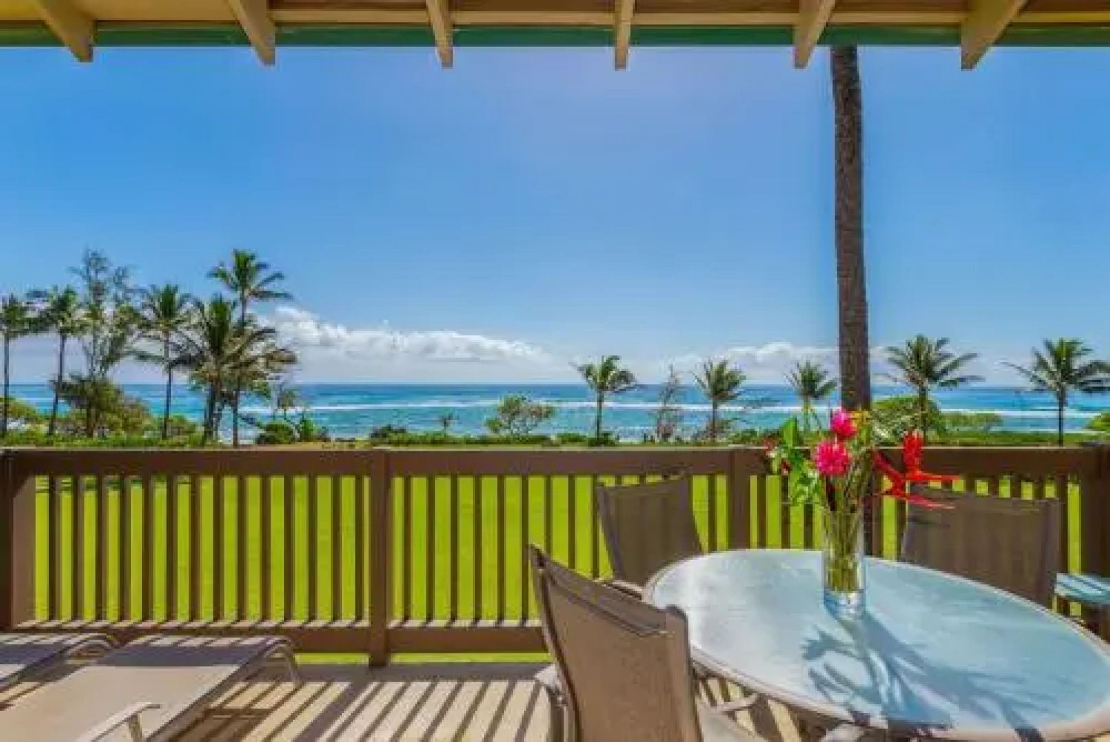 Kaha Lani Resort #218, Oceanfront 2 BR 2nd Floor