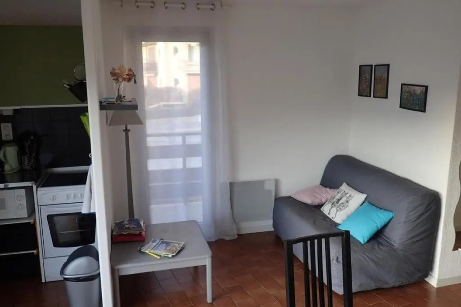 Apartment T2 sleeping corner 45 places beautiful view