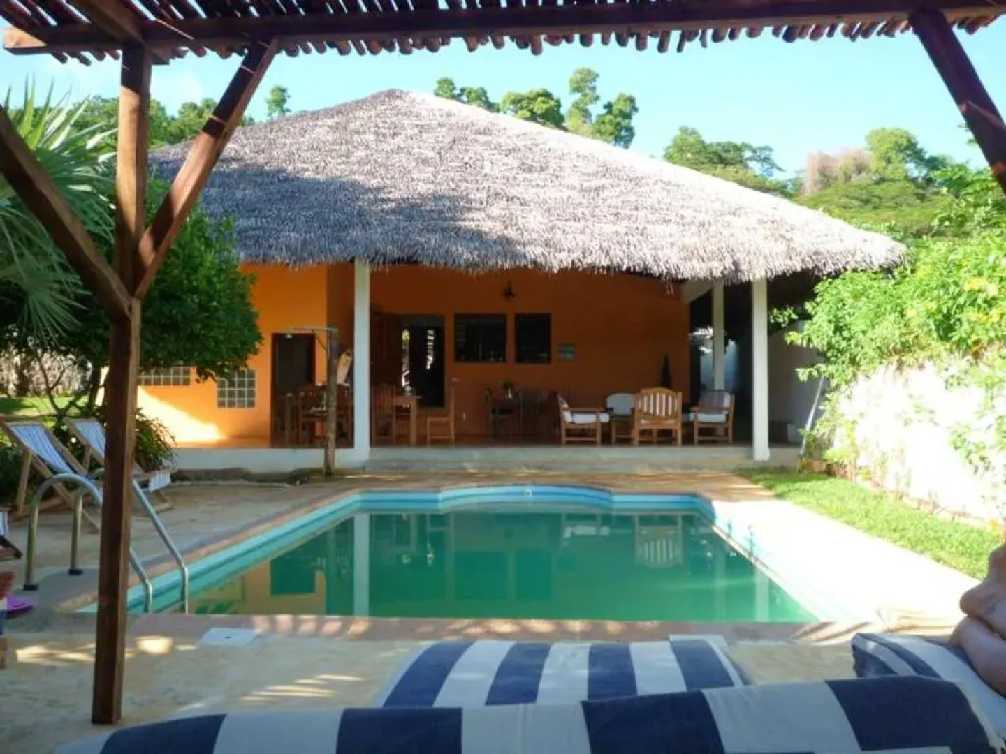 Bungalow With 2 Bedrooms in Andilana, With Wonderful sea View, Shared Pool and Enclosed Garden