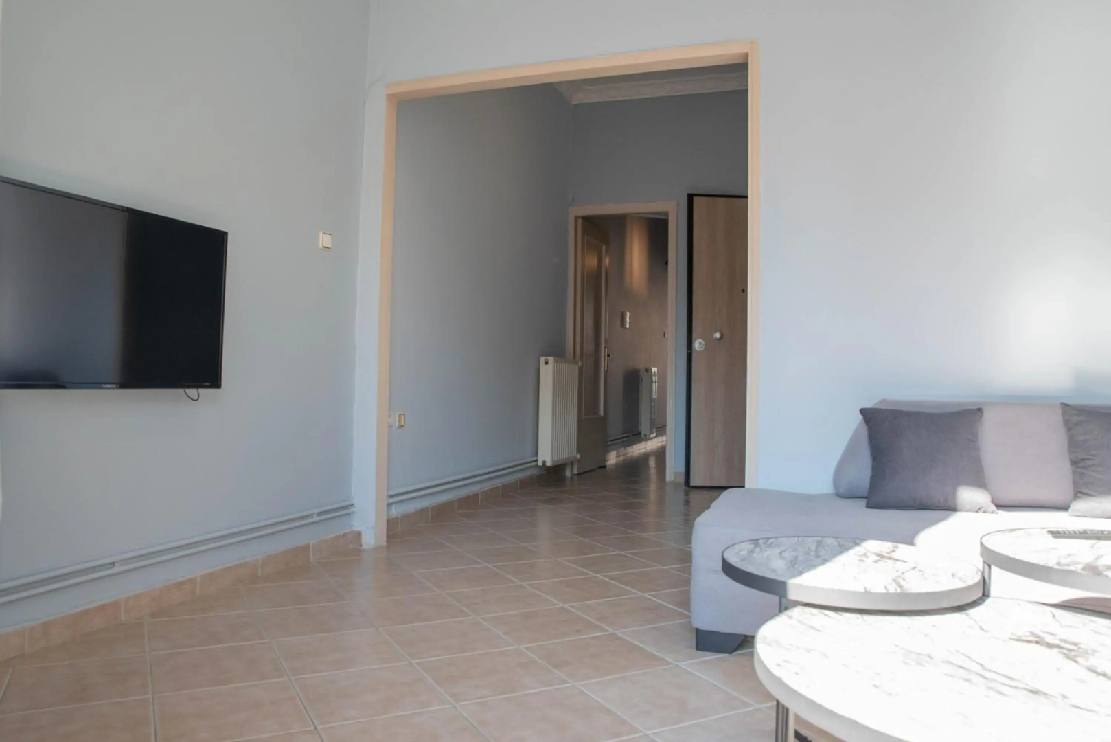 Roof garden apartment near Piraeus port & metro st