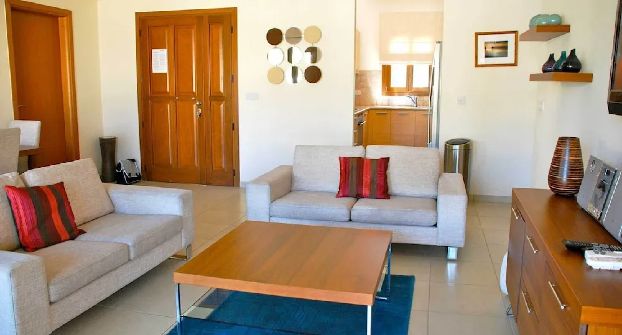 Fantastic 3 bedroom pool side ground floor apartment 'BE01'; communal pool and resort facilities, Theseus Village on Aphrodite Hills Resort