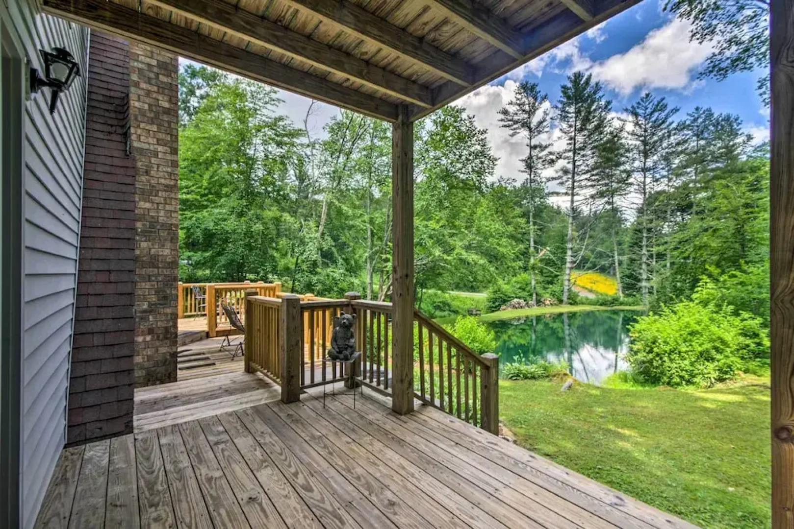 Serene Todd Getaway w/ Private Pond & Creek Views!