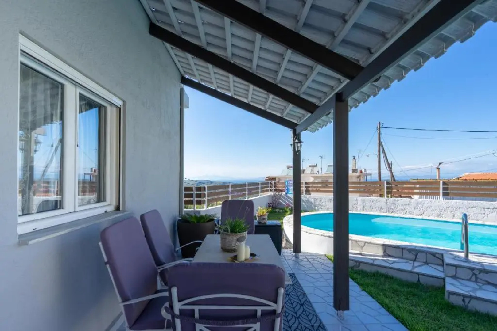 Fontana Luxury Villa Salakos With Pool Near Beach