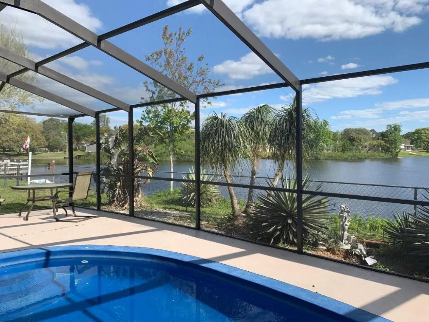 Private Tropical Waterfront Sanctuary with pool, hot tub & an island!