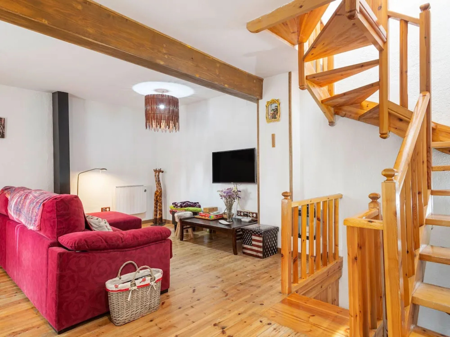 Captivating Mansion in Planolas With Balcony