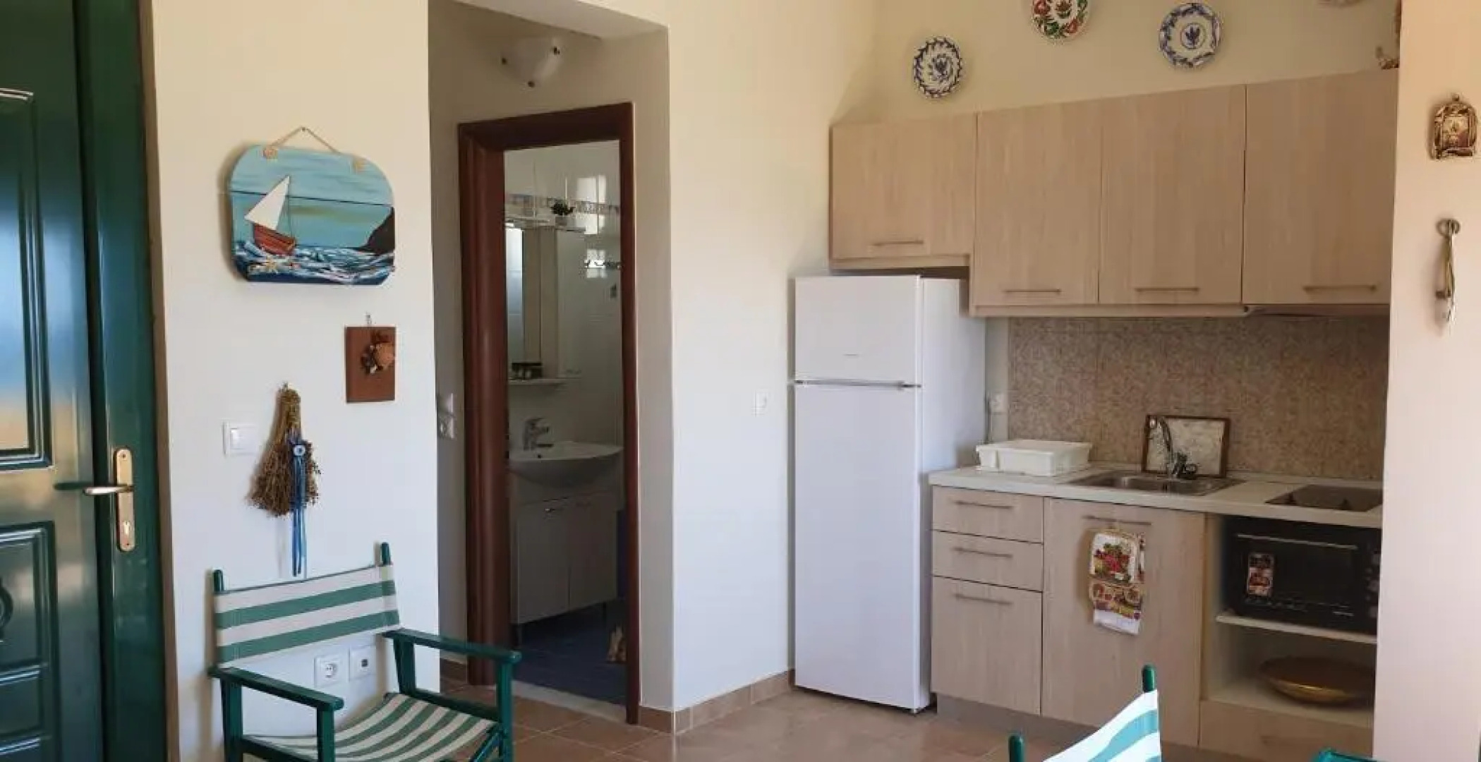 Mare Blu 1 on the beach