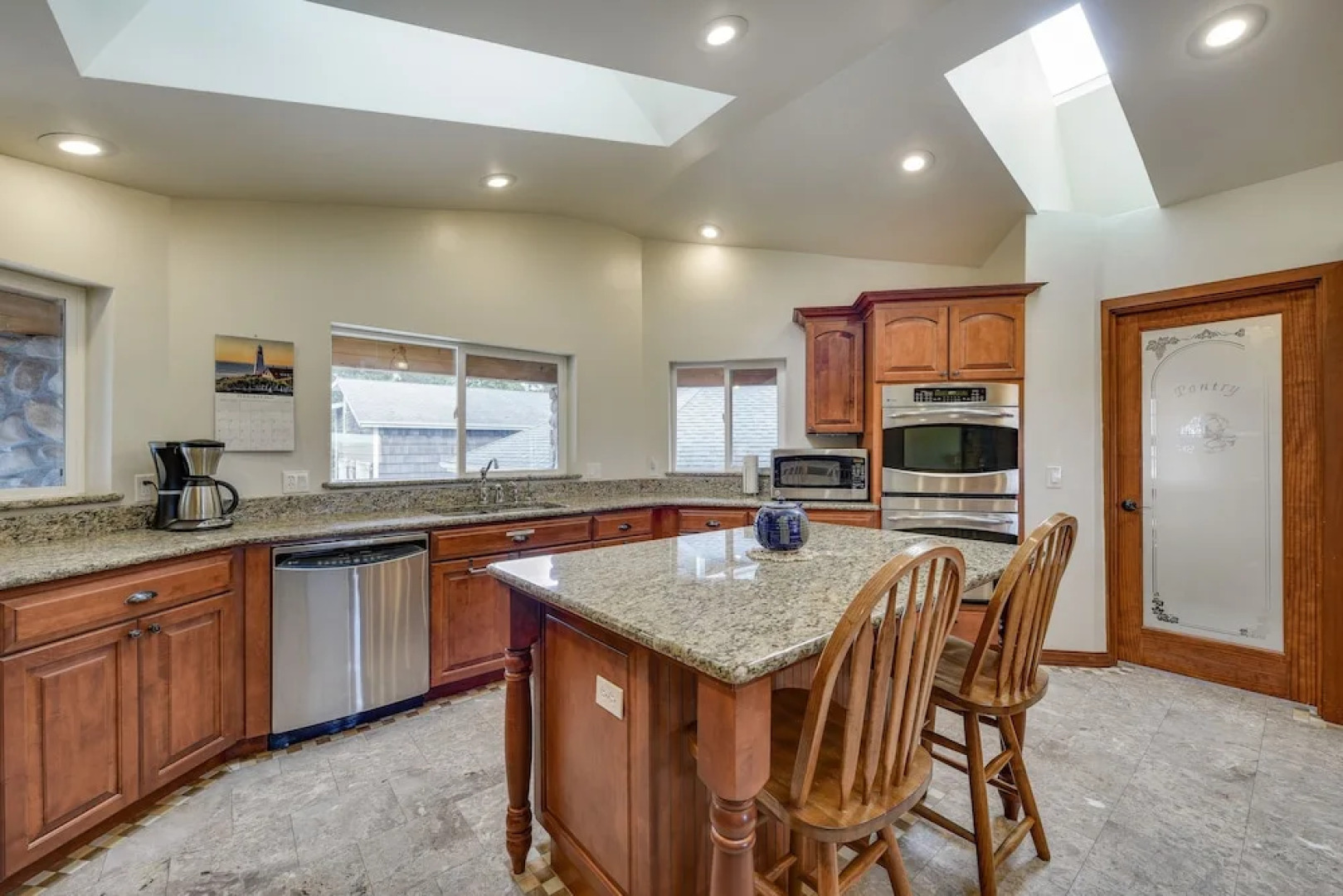 New Listing! Stone W/ Private Beach Path 6 Bedroom Home