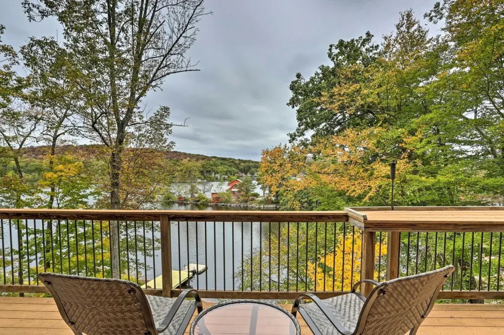 Waterfront Highland Lake Home w/ Deck + Dock