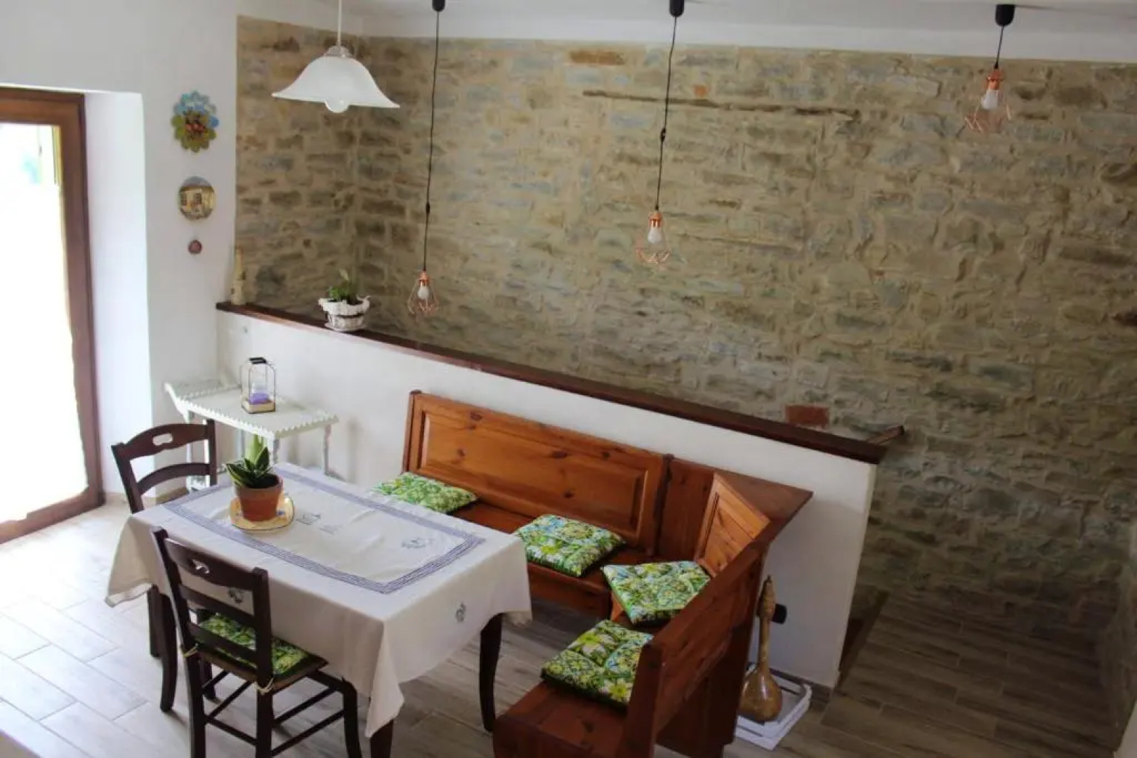 2 bedrooms appartement with garden at Mombarcaro