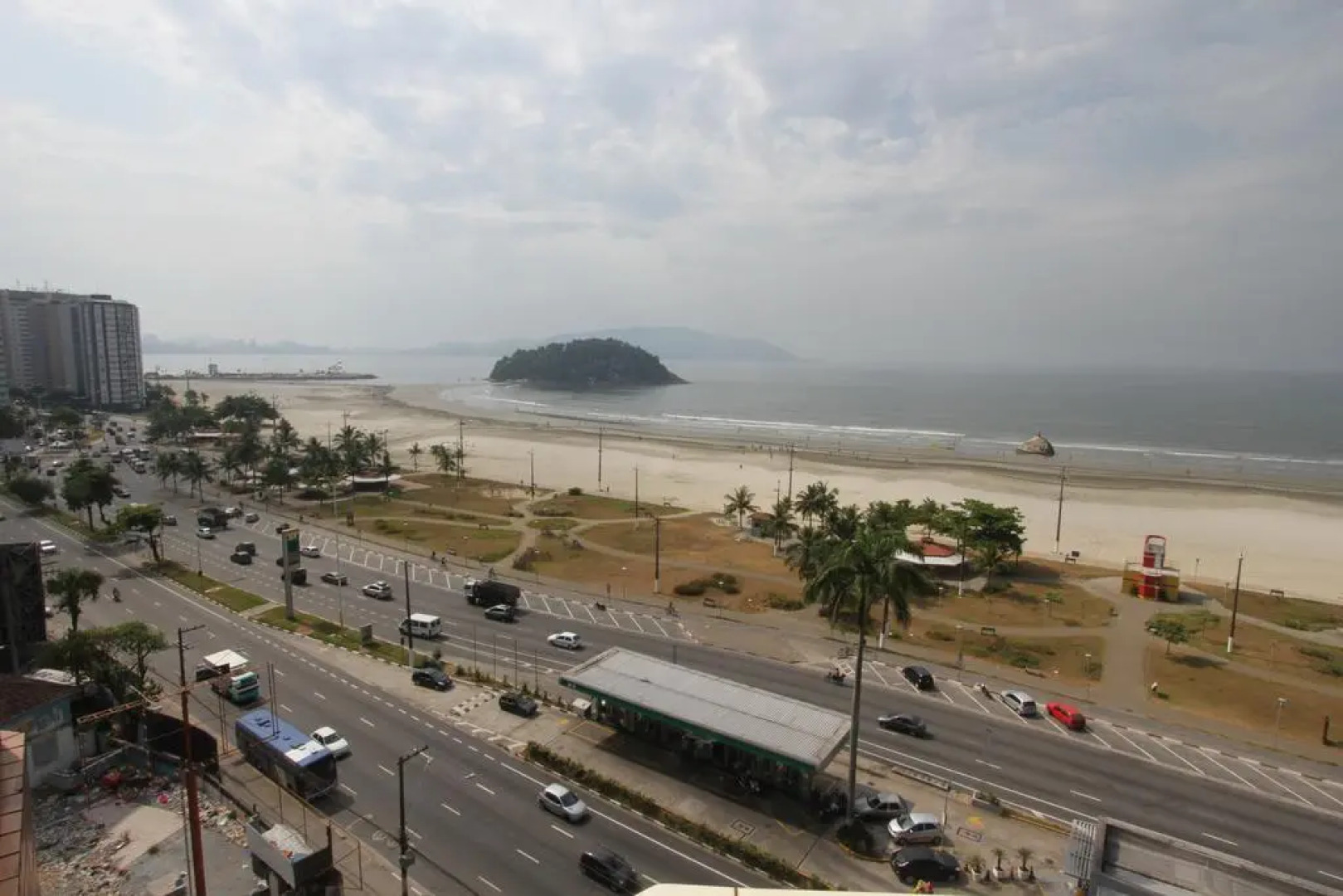 Apartamento no Flat Itararé Tower Beach - Vista ao Mar