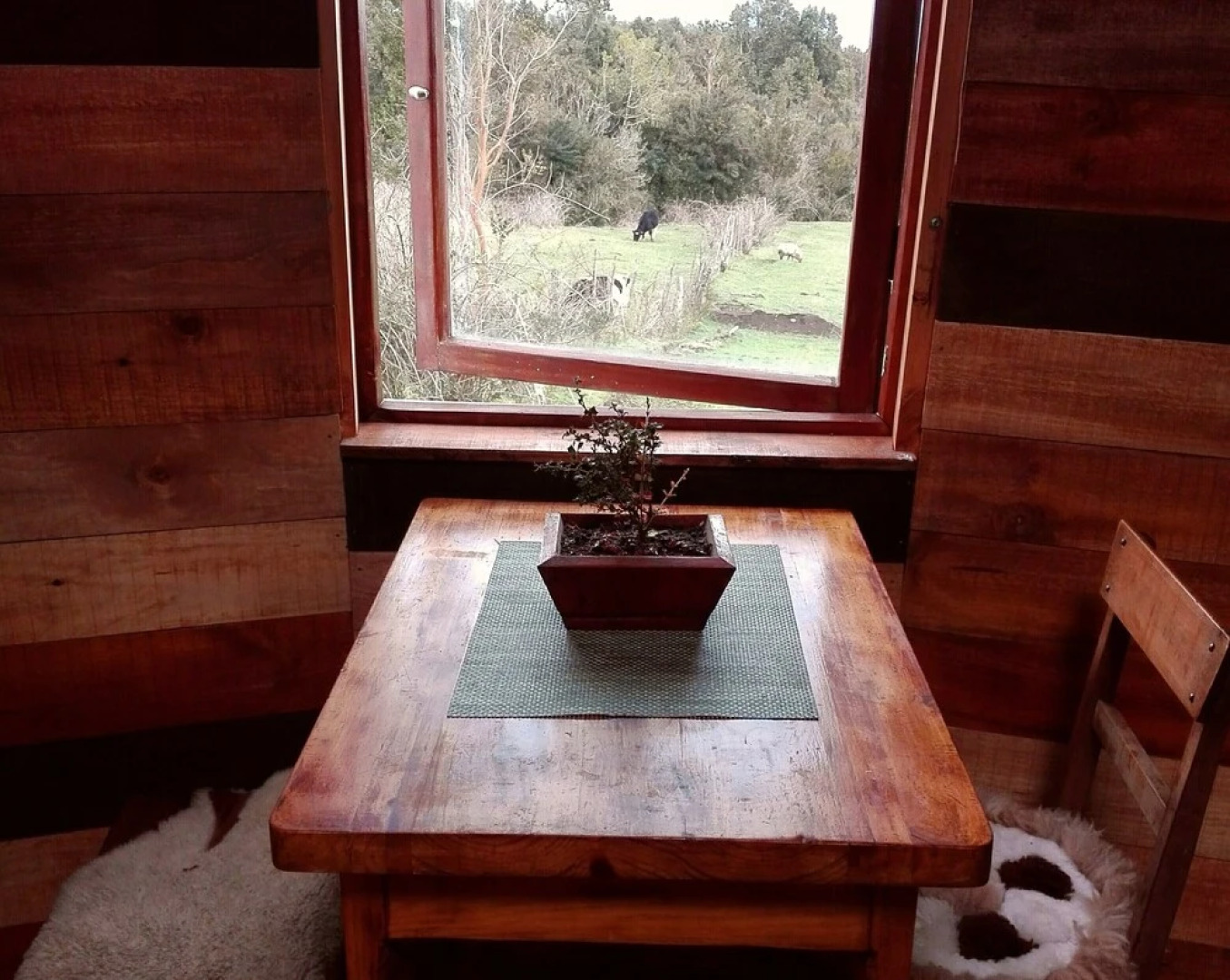 Yurt in Puyehue with Volcano Views