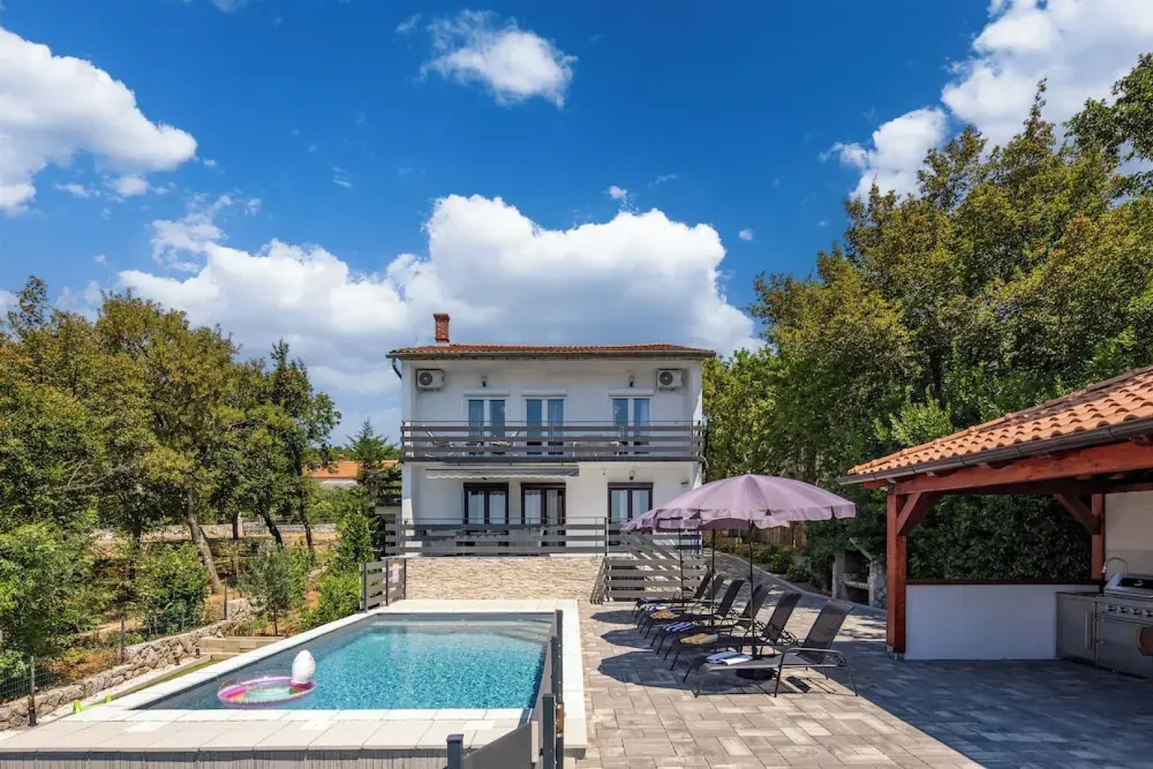 Villa Natali With Pool And Sea View