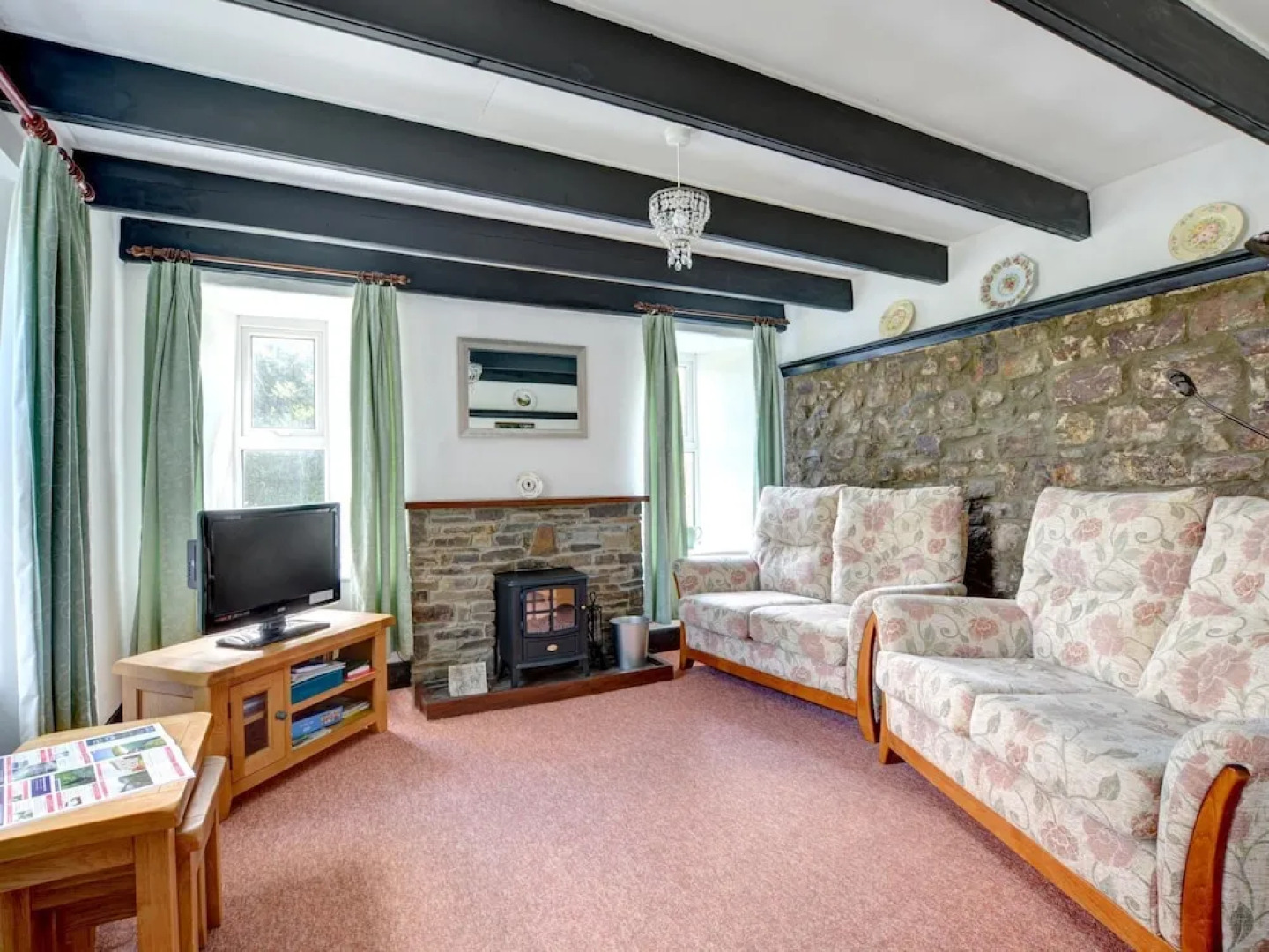 Holiday Home With Authentic Wooden Beams, Natural Stone Walls, and a Lovely Garden