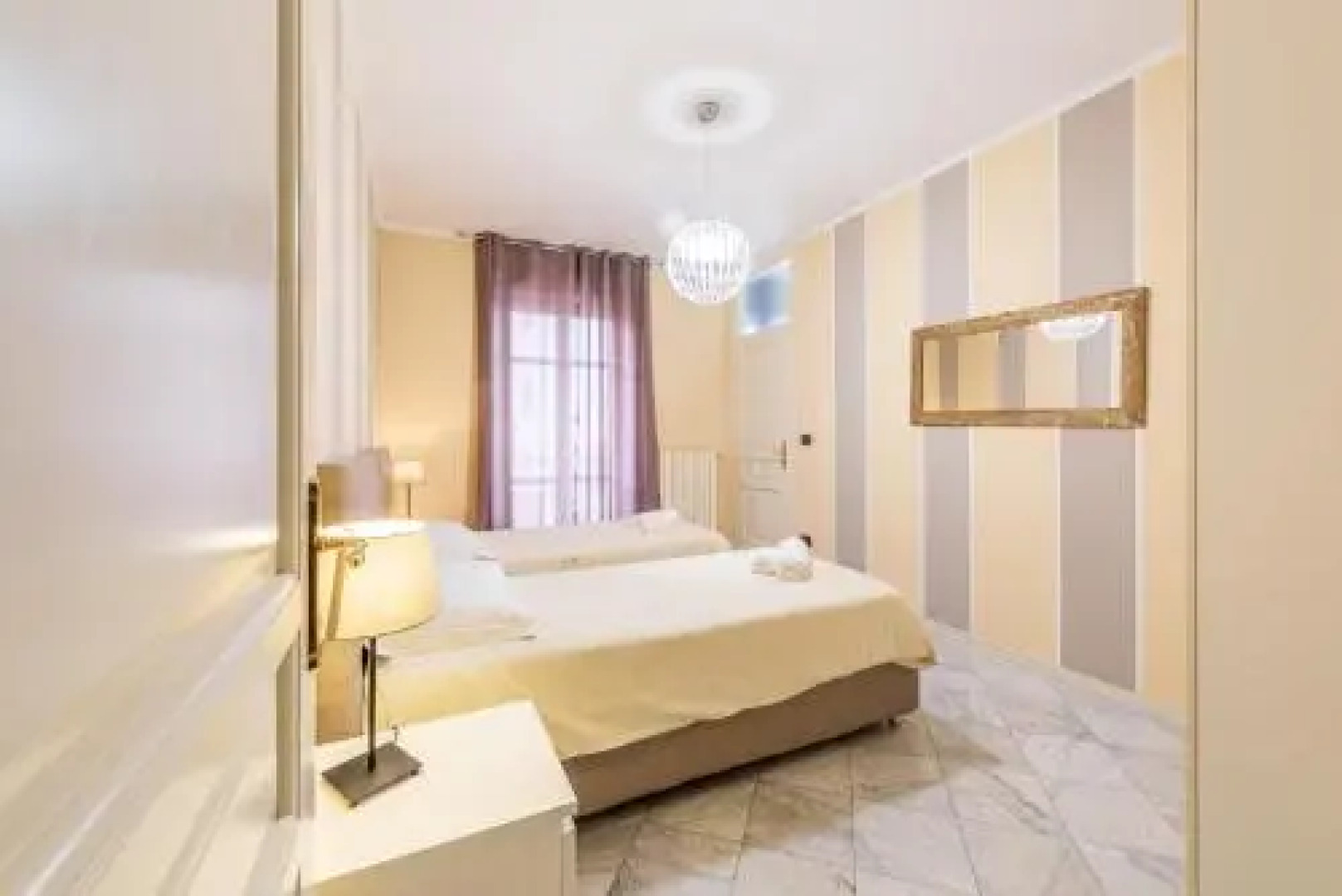 Il terrazzo e l'appartamento diVino