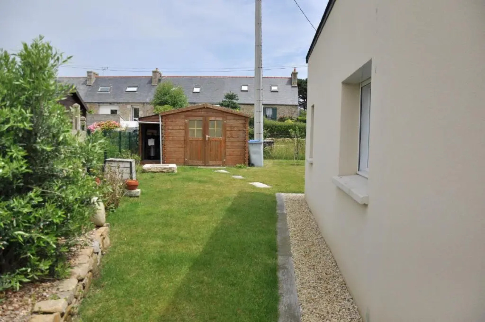 Belle maison avec jardin clos proche plage à l'ILE GRANDE - Réf 291