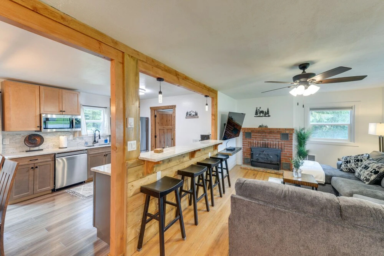 Teton Valley Getaway: Fenced Yard, Grill