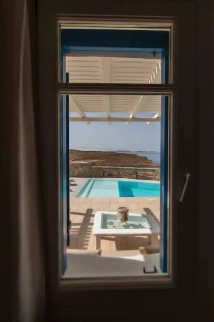 180 ° View PRIVATE Pool Villa Choulakia to enjoy SUN kissing SEA