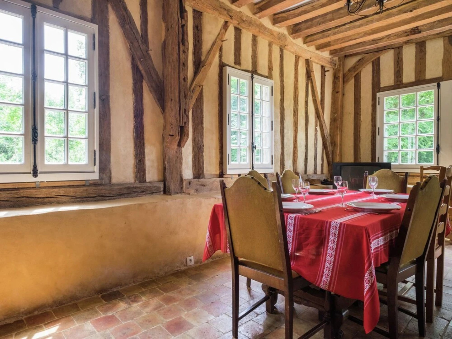 Modernised Detached Half-timbered House on the Estate of a 16th Century Castle