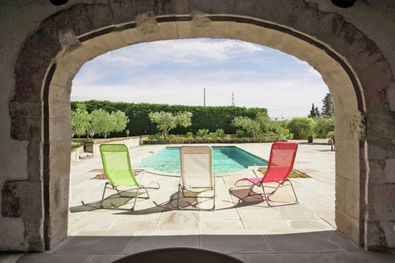 Villa With 2 Bedrooms in Montfrin, With Wonderful sea View, Private Po