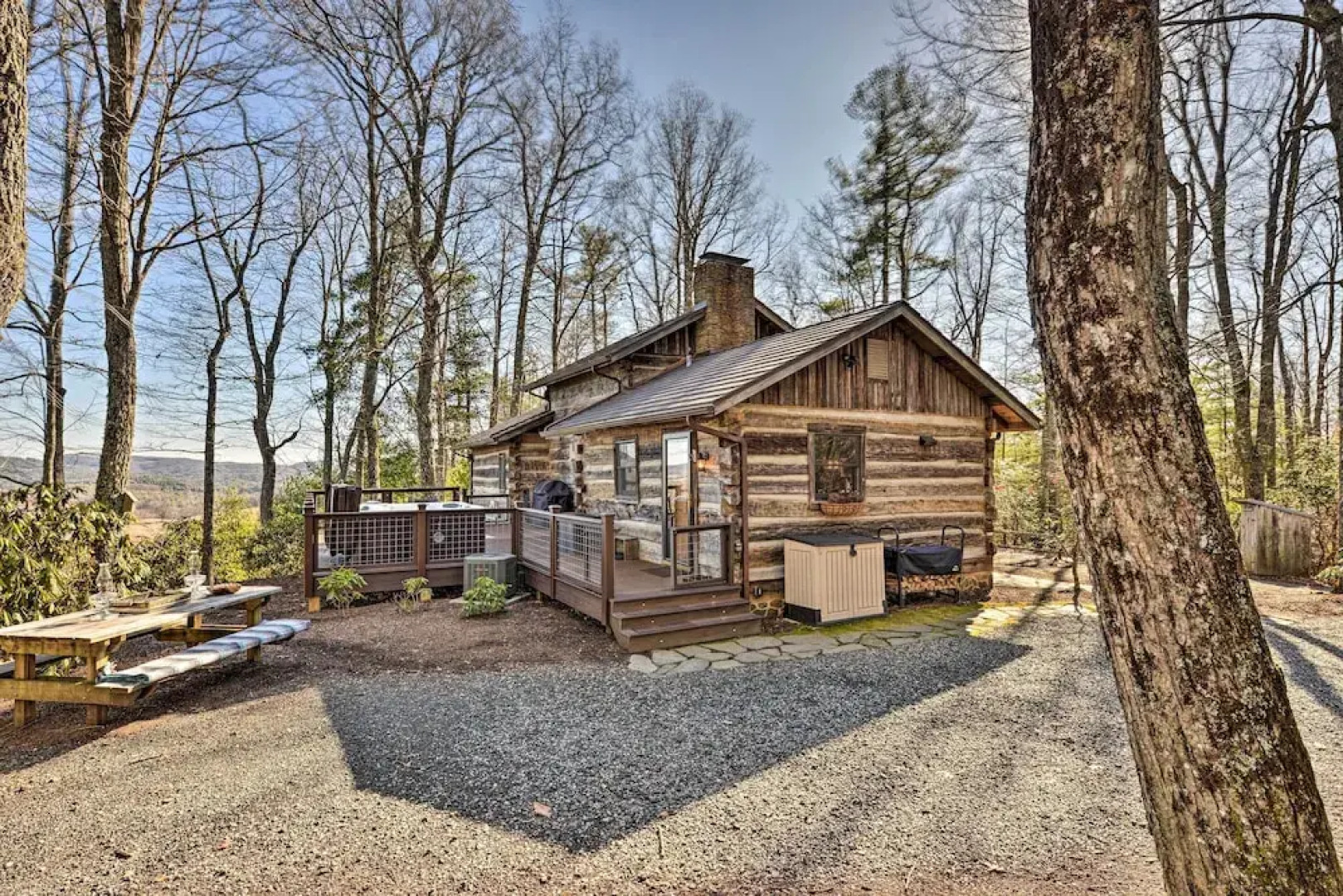 Cabin Near Boone w/ Hot Tub & Mountain Views
