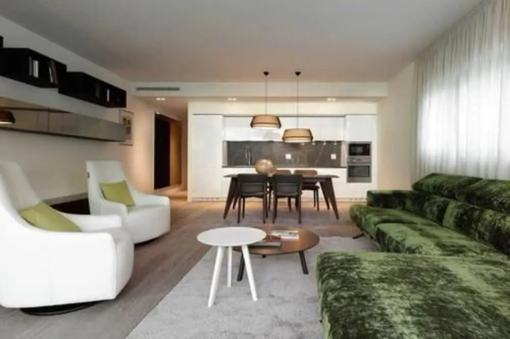 Luxury modern design apartment over the Como Lake