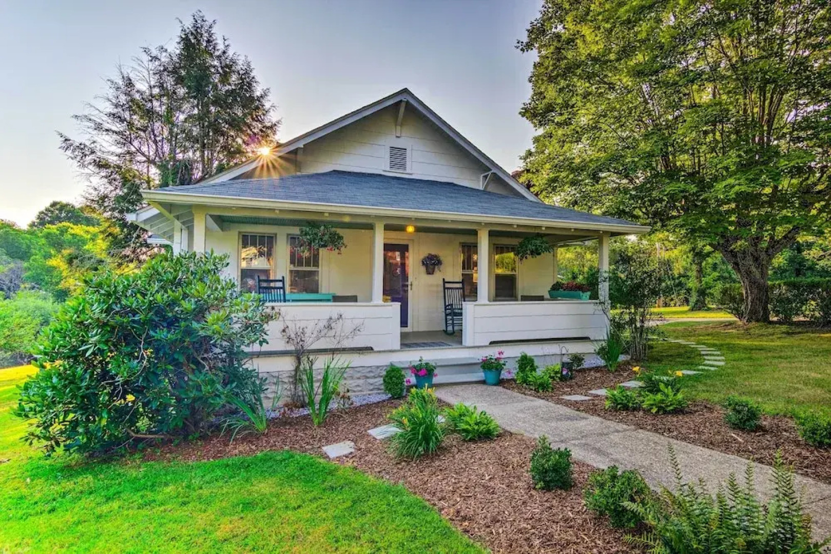 Restored Mars Hill Home on 1 Acre: Walk to Town!