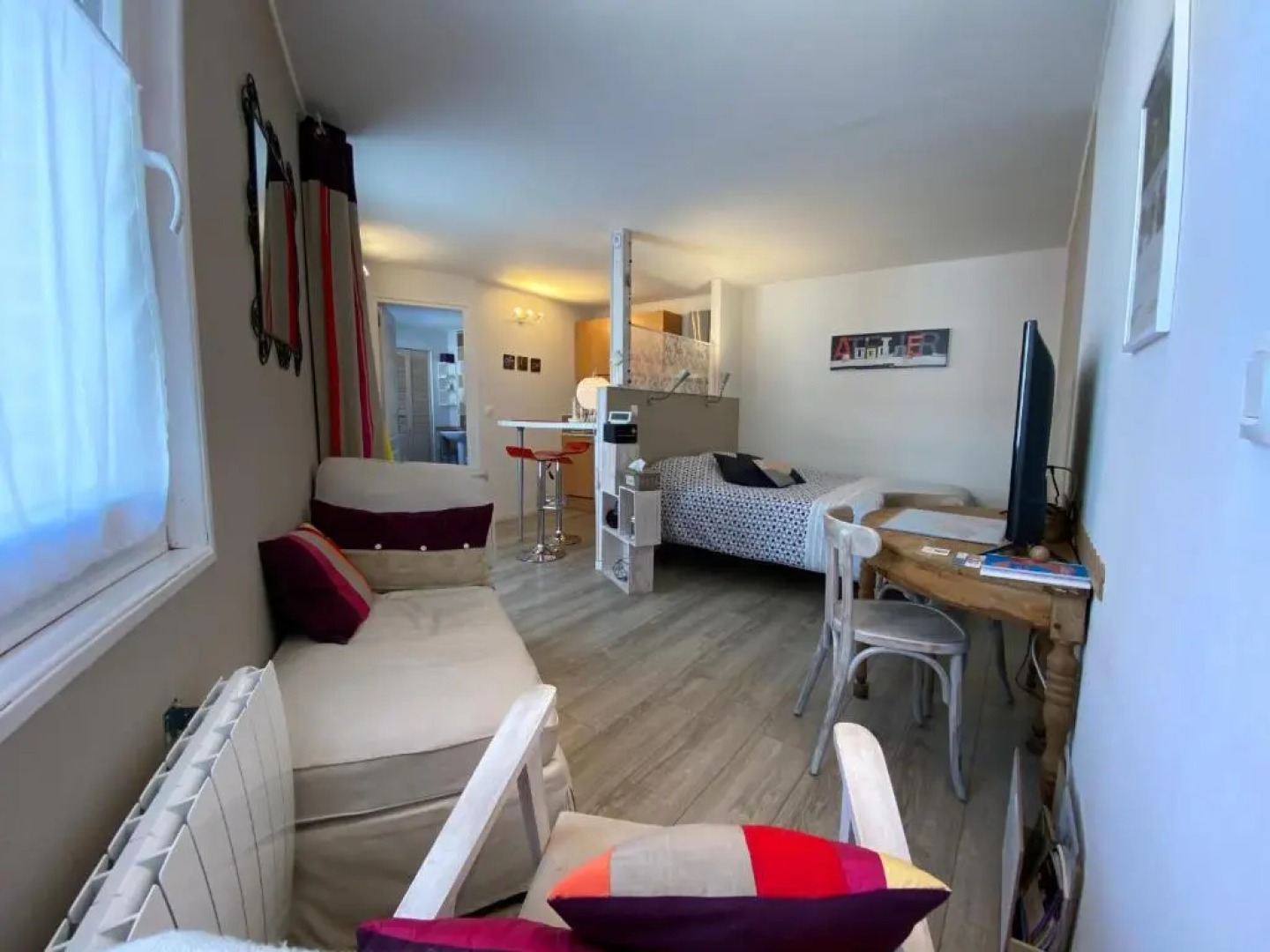 Studio rez-de-chaussée, à Lesquin/Lille aéroport