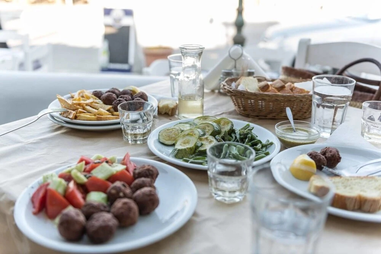 Bright Blue Studio near Stone Tower 1690 • Andros