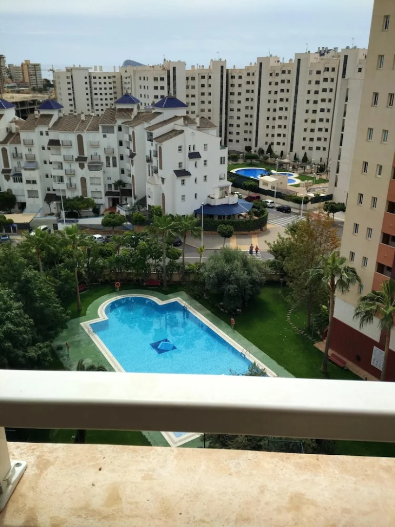 Apartment With 2 Bedrooms in Benidorm, With Wonderful sea View, Shared Pool and Furnished Terrace Near the Beach