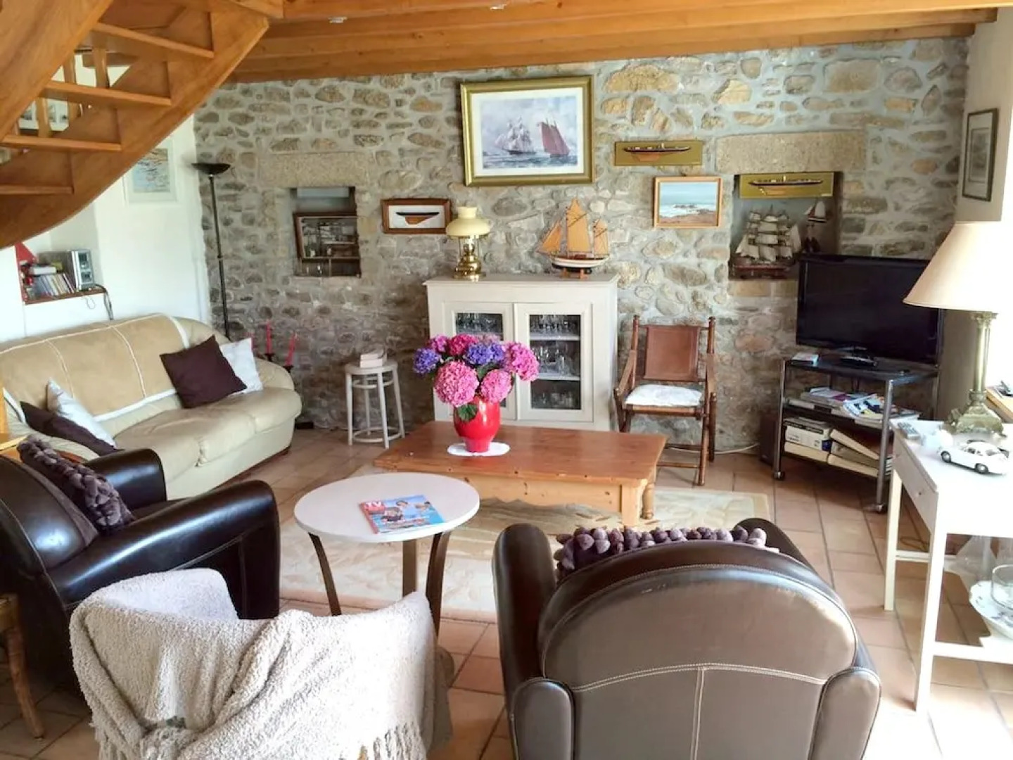 House With 3 Bedrooms in Plouguerneau, With Wonderful sea View, Enclos