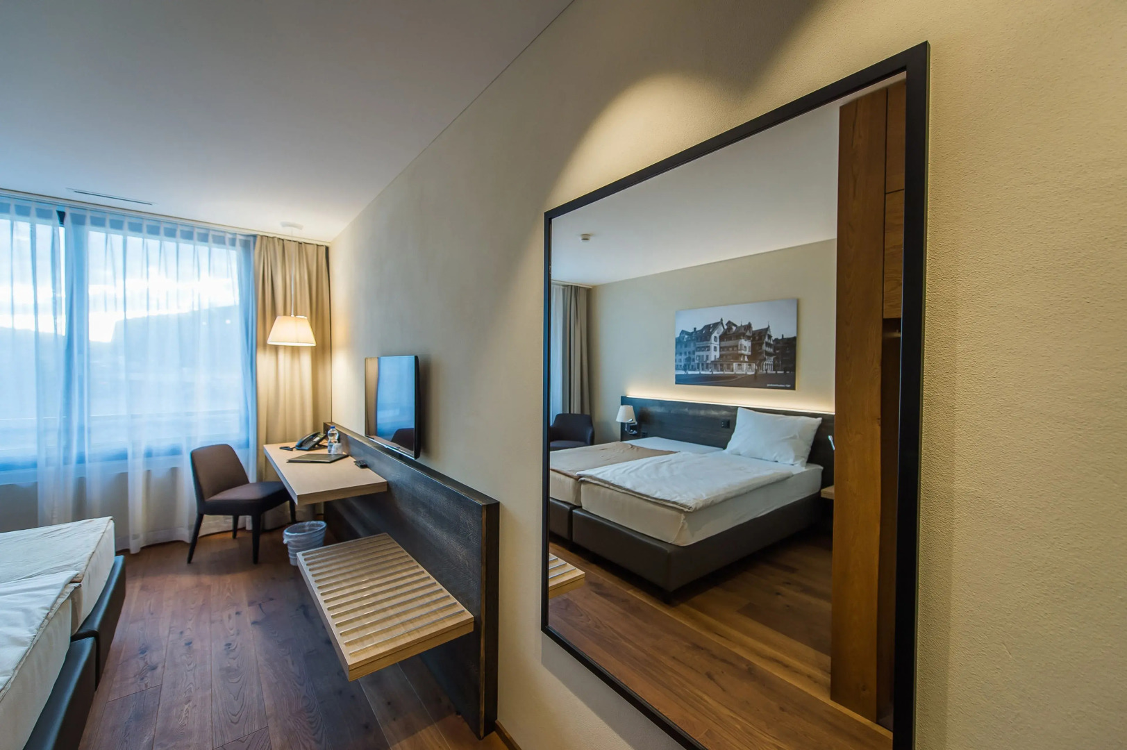 Hotel one66 (free parking garage)