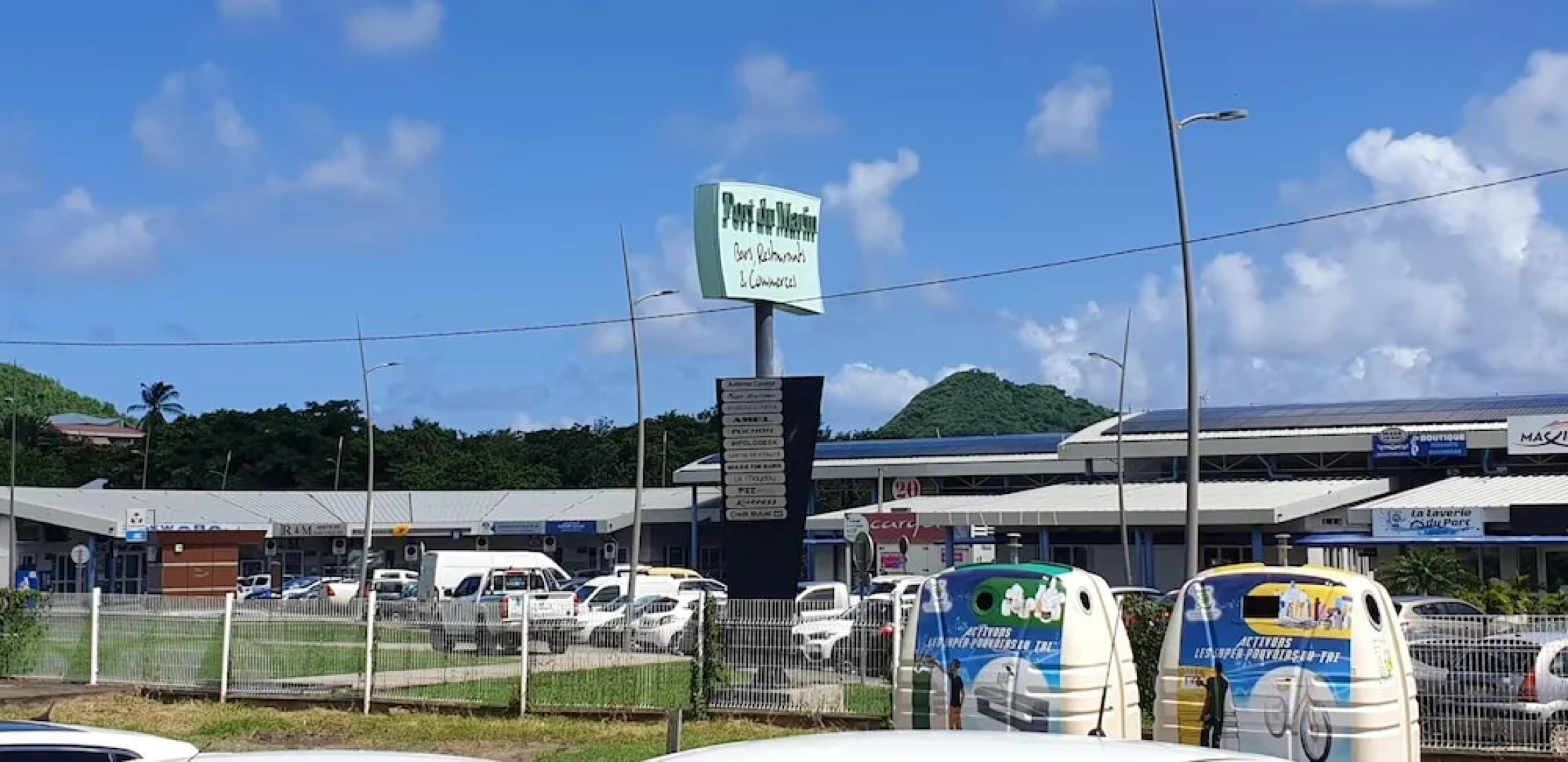 Studio in Le Marin, with Wonderful Sea View, Furnished Balcony And Wifi - 7 Km From the Beach